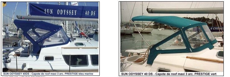 CAPPOTTA DI TUGA MAXI 3 ARCHI SUN ODYSSEY SUN ODYSSEY 40 DS 1997