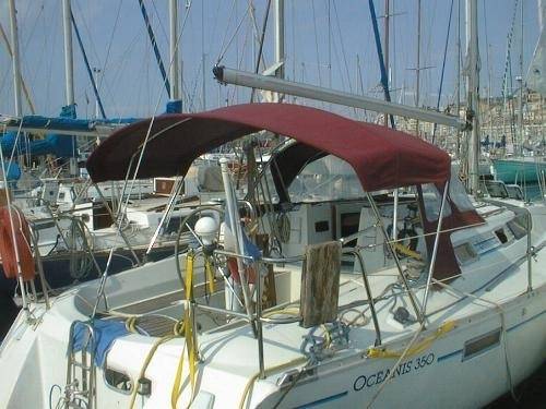 BIMINITOP LARGE 3 ARCHES OCEANIS OCEANIS 350 1986