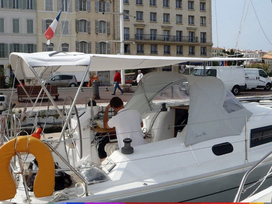 BIMINITOP SUR BALCON HANSE HANSE 355 2011