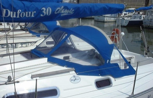 GRAND CAPOT DE PONT 2 ARCHES DUFOUR DUFOUR 30 CLASSIC 1996