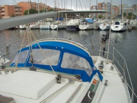 LARGE DECKHOUSE HOOD 2 ARCHES FIRST FIRST 38 1982
