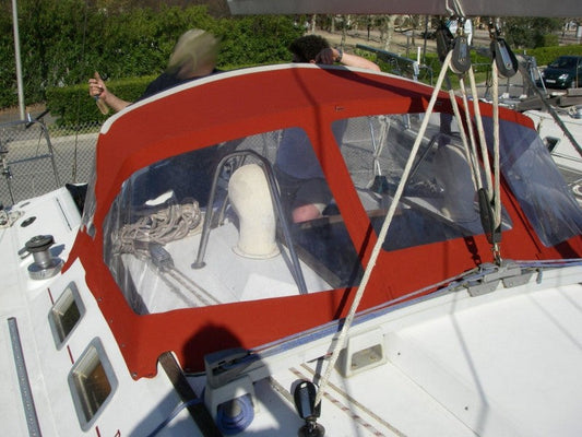 OCEANIS 390 1986 GRAND CAPOT DE PONT À 2 ARCHES