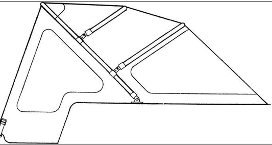 COAT OF DECKHOUSE MAXI 3 ARCHES OCEANIS OCEANIS 440 1991
