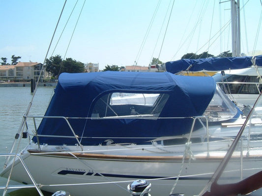 POTEAU DE FERMETURE 2 ARCHES ACIER INOXYDABLE BAVARIA BAVARIA 44 2002