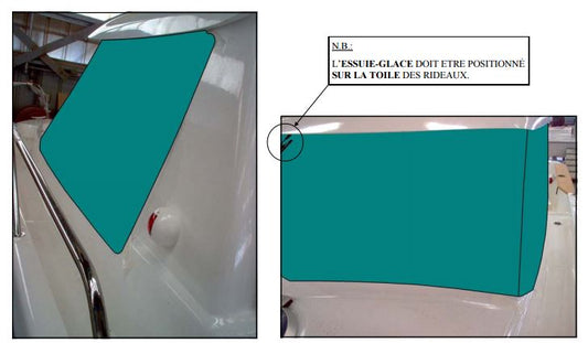 PROTECTION DE PARE-BRISE OCQUETEAU OCQUETEAU 695 TIMONIER 2005