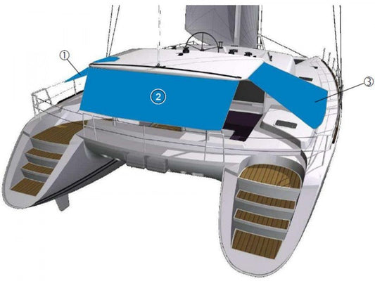 SIDE COVERS FOR SUN LAGOON LAGOON 440 2004