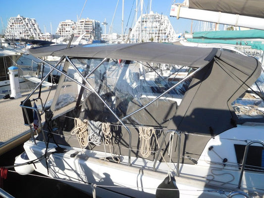 COUVERCLES LATÉRAUX DU BIMINITOP DUFOUR DUFOUR 382 GRAND LARGE 2015